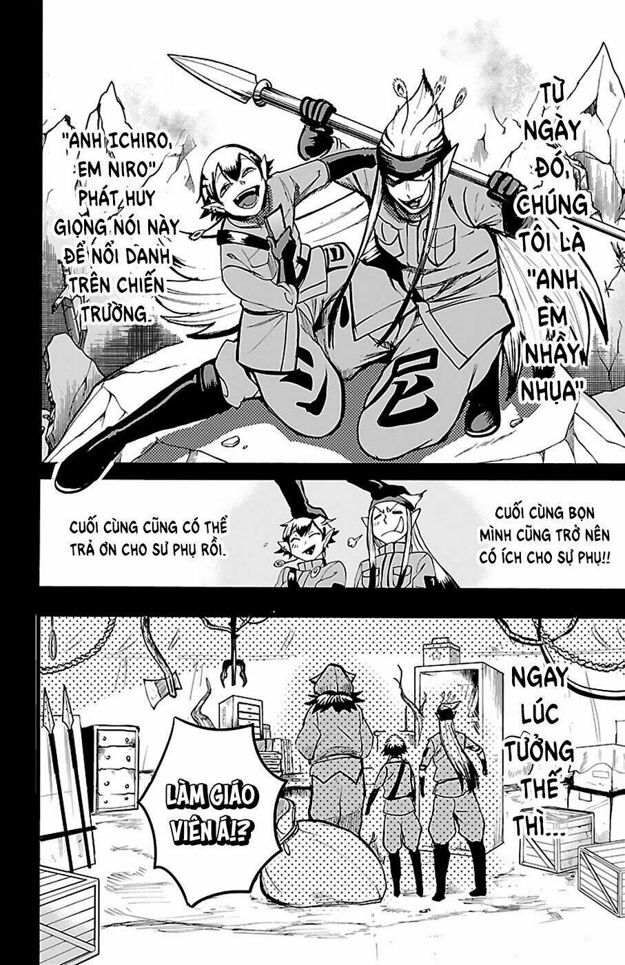 mairimashita! iruma-kun chapter 114: sư phụ trên chiến trường - Next chapter 115: azu trong chu kì Ác